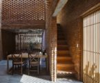 “Brick” interior of the house in coastal city of Vietnam