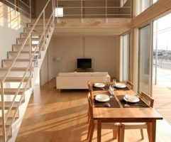 Contemporary Japanese style dining room design