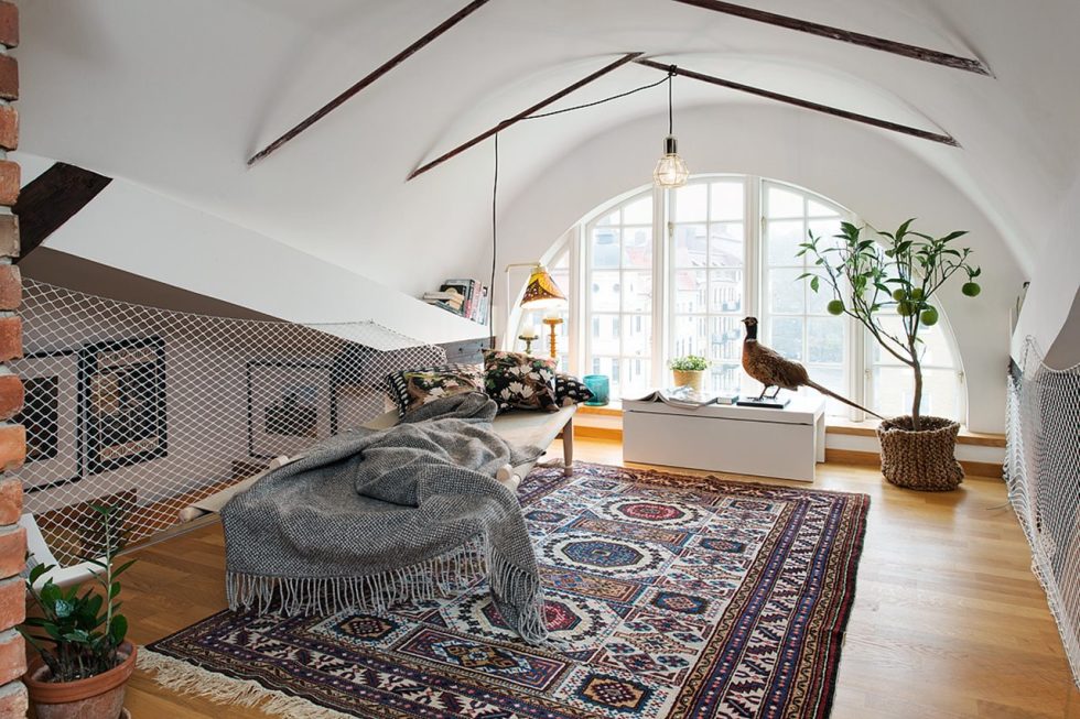 Modern Attic Apartment in the Scandinavian Style