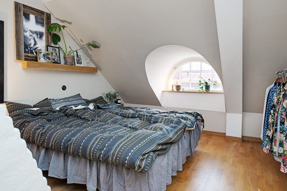 Modern Attic Apartment in the Scandinavian Style