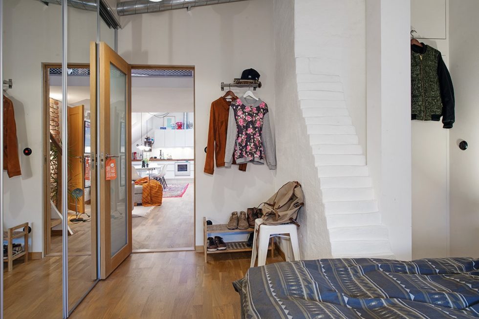 Modern Attic Apartment in the Scandinavian Style
