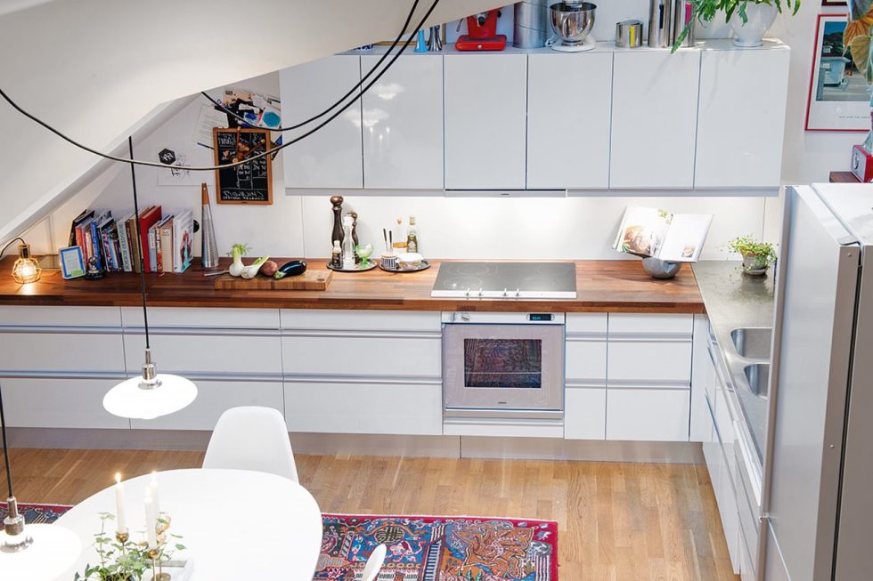 Modern Attic Apartment in the Scandinavian Style