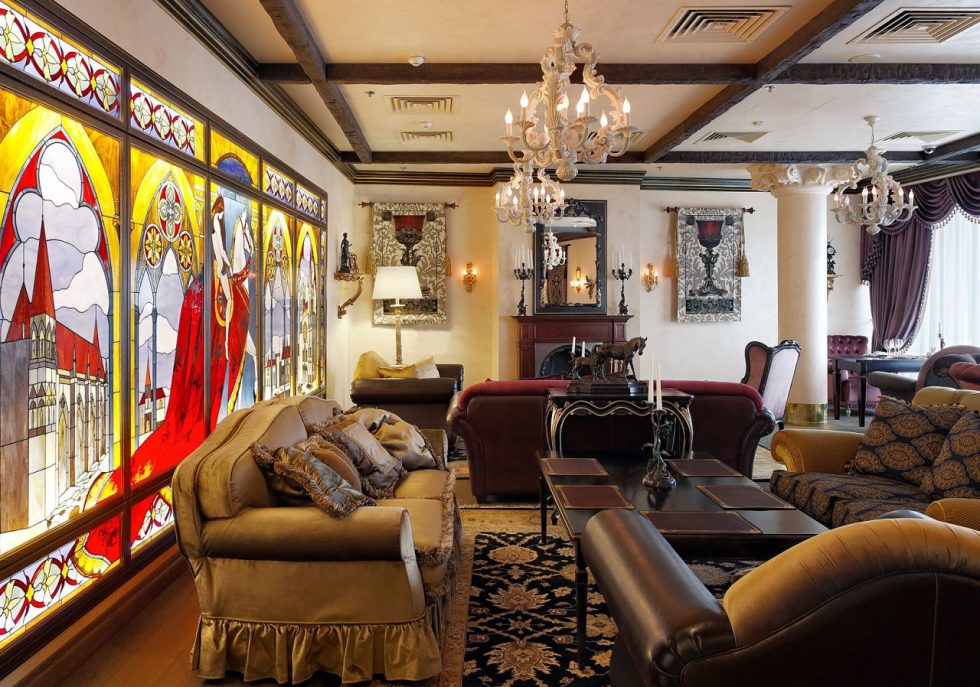 Gothic Style Interior design - Living room