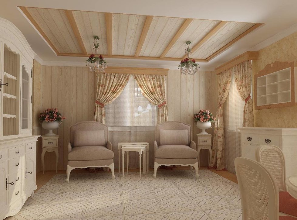 Provence Style Interior design - Living room