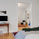 Bedroom design in Scandinavian style