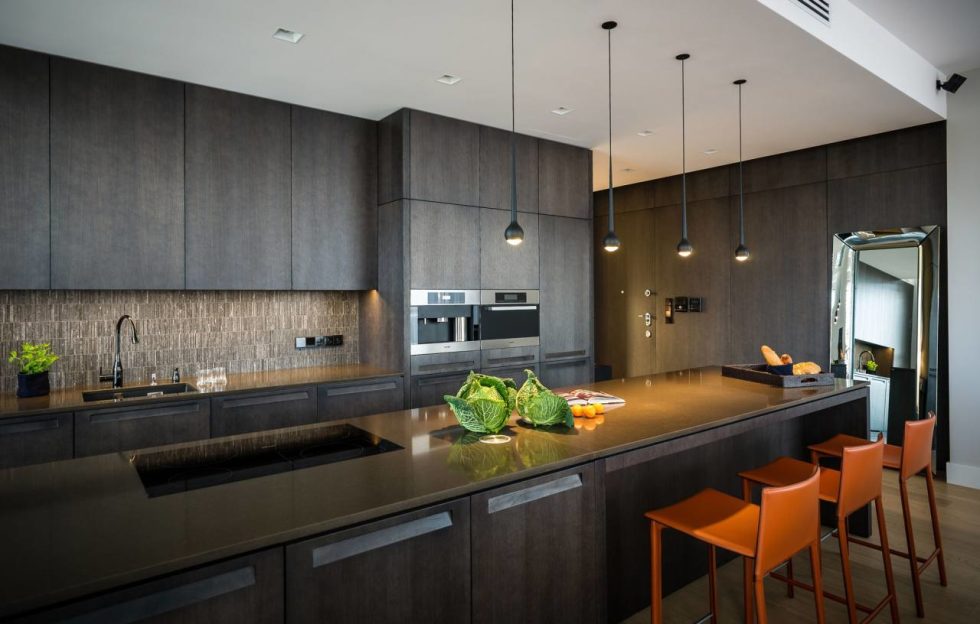 High-Tech Style Kitchen and Dining room