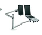 Organize a comfy working place with a swivel laptop stand