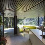Modern House on the Ocean`s shore in Canada