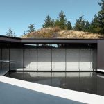 Modern House on the Ocean`s shore in Canada