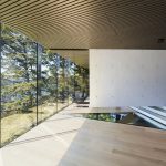 Modern House on the Ocean`s shore in Canada