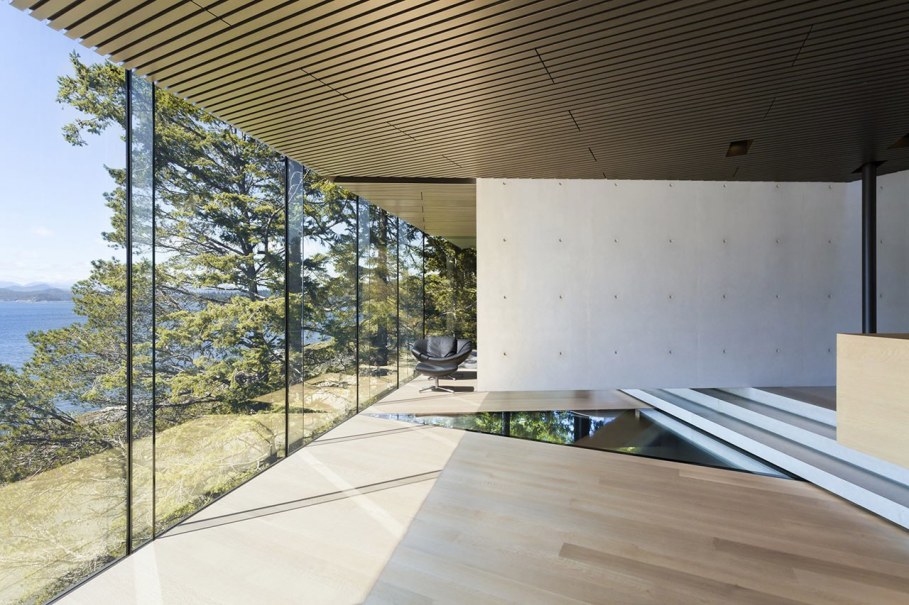 Tula House - glass section of the floor
