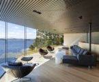 Modern House on the Ocean`s shore in Canada