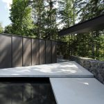 Modern House on the Ocean`s shore in Canada
