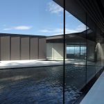 Modern House on the Ocean`s shore in Canada