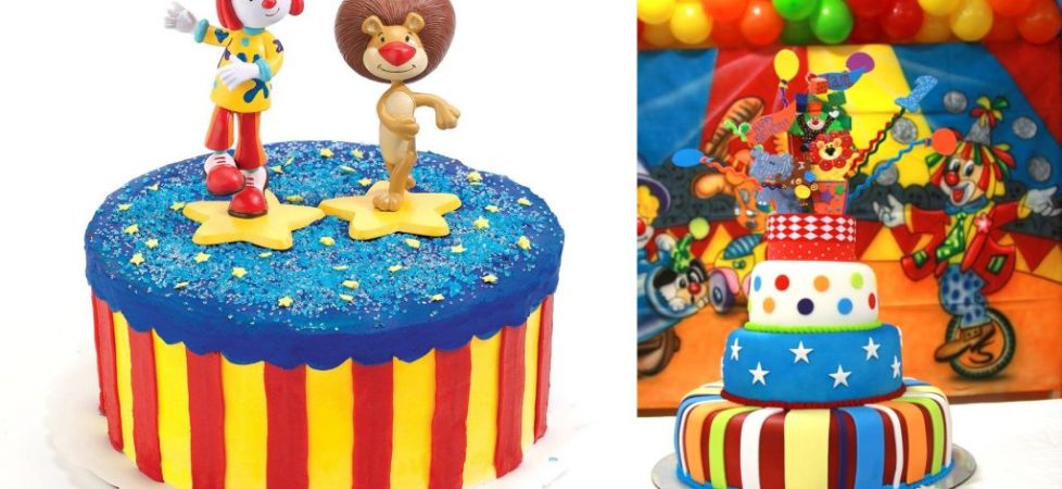 Birthday Party with Circus Decorations