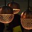 Copper lamps in the acorn form in Japanese