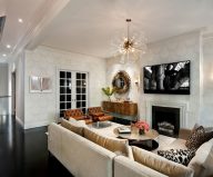 Eclecticism in interior design: New York townhouse in a mixed style