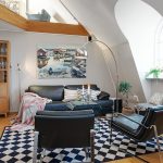 Scandinavian interior style of a charming apartment