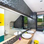 Architectureandinteriordesignofthethree storybuildinginmodernstylewithasaunaandapool