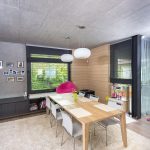 Architectureandinteriordesignofthethree storybuildinginmodernstylewithasaunaandapool