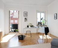 Design ideas of home office in Scandinavian style
