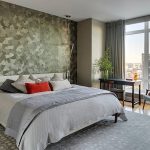 Modern apartment with three bedrooms decorated in eclectic style