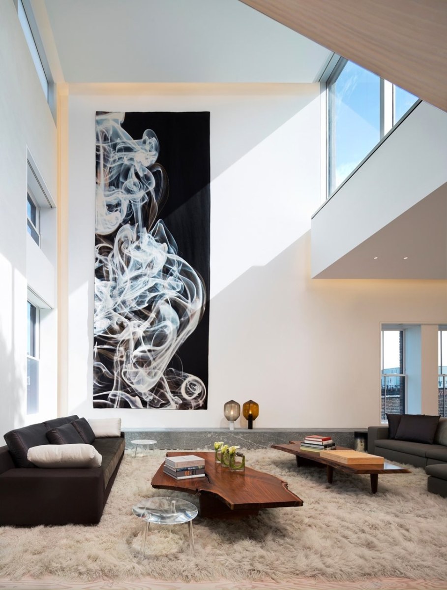 Scandinavian loft in Soho from Gabellini Sheppard Associates - Living room