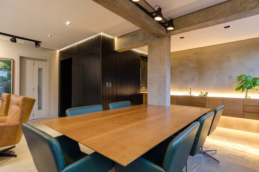 Apartment for a young couple in Brazil - Kitchen and dining table