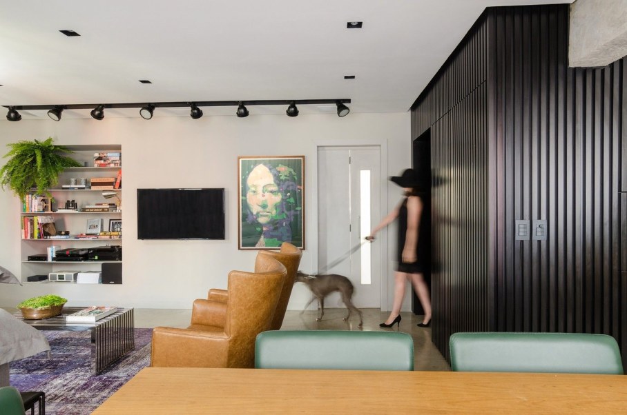 Apartment for a young couple in Brazil - Living room