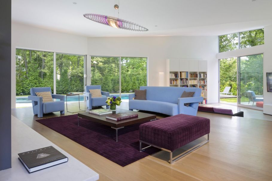 Colonial house from Fougeron Architecture studio - Living room