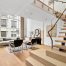 Modern interior design of a duplex apartment in New York