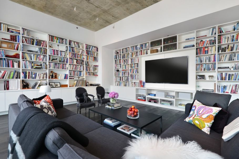 Penthouse Hi-Rise with panoramic view of Chicago - Living room