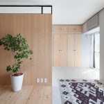 The apartment renovation from a Sinato studio in Yokohama