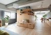 The apartment renovation from a Sinato studio in Yokohama