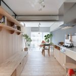 The apartment renovation from a Sinato studio in Yokohama