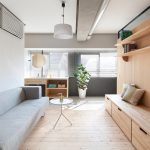 The apartment renovation from a Sinato studio in Yokohama