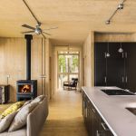 The new house on the site of an old cottage in Canada