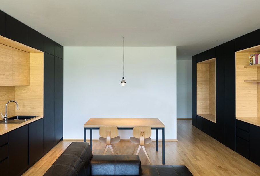 Youth Apartment in Ljubljana by Arhitektura doo studio - Dining room