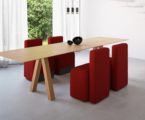 Colorful and bright Season chairs from the designer Piero Lissoni for the brand Viccarbe