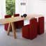 Colorful and bright Season chairs from the designer Piero Lissoni for the brand Viccarbe