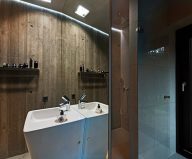 Design project of a private house: country house of a family man