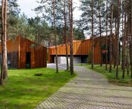 Design project of a private house: country house of a family man