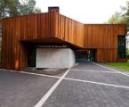 Design project of a private house: country house of a family man