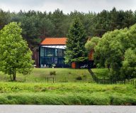Design project of a private house: country house of a family man