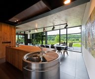 Design project of a private house: country house of a family man