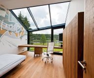 Design project of a private house: country house of a family man