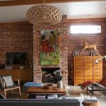 Design of a country house in a mixed style with elements of retro and industrial styles
