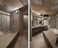 Interior design: a concrete apartment