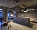 Interior design: a concrete apartment