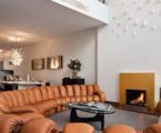 Interior design: luxurious townhouse in New York with two terraces